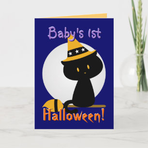 Baby's eerste Halloween Kaart