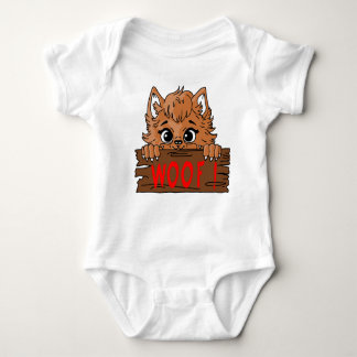 Baby's eerste Halloween schattig weerwolf kostuum Romper