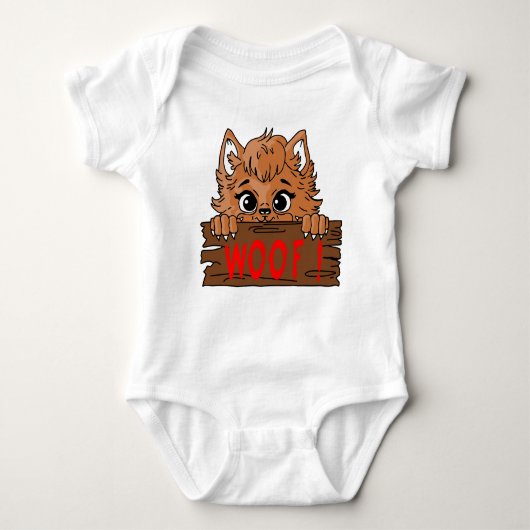 Baby's eerste Halloween schattig weerwolf kostuum Romper (Voorkant)