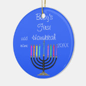 BABY'S EERSTE HANUKKAH-Ornament Keramisch Ornament (Links)