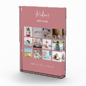 Baby's eerste jaar Foto collage geboorte Stats Pin (Rechts)