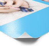 Baby's eerste jaar Foto Collage Keepomwille Boy Foto Afdruk (Hoek)