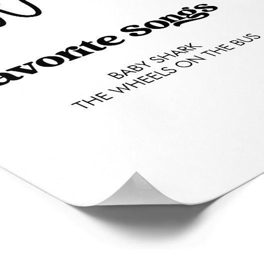 Baby's eerste jaar mijlpaal bord Sjabloon 1e BDA Poster (Hoek)