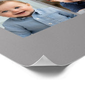 Baby's eerste jaar Poster-/printcollage - kan form Poster (Hoek)