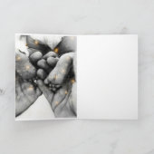 Baby's eerste jaar Wenskaart Kaart (Binnen)