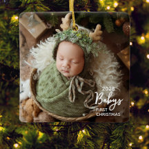 Baby's Eerste Kerst Foto