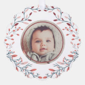 Baby's eerste Kerst Foto Ornament (Voorkant)