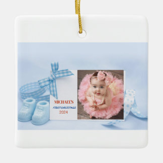 babys eerste kerst keramisch ornament