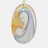 Baby's eerste kerst Madonna en kind Ornament (Links)