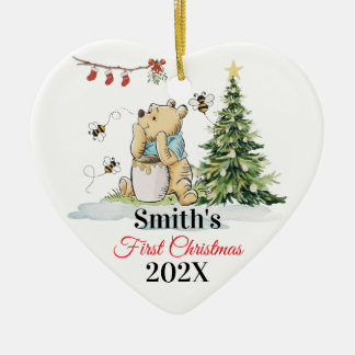 Baby's Eerste Kerst Ornament | Beer & Bijen Klant