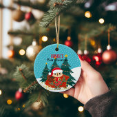 🎄Baby's eerste kerst Ornament |Chipmunk ontwerp