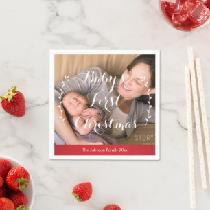 Baby's eerste kerst Schattigee papieren servetten