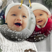 Baby's eerste kerst sneeuwvlok Ornament