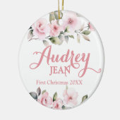 Baby's eerste kerstboomOrnament Keramisch Ornament (Links)