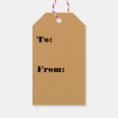 Babys eerste kerstcadeaujongen cadeaulabel (Achterkant)