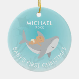 Baby's eerste kerstcadeautje keramisch sieraadje ornament