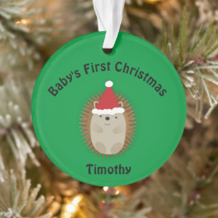 Baby's eerste kerstcadeautje Santa Hégel Ornament