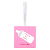 Baby's eerste kerstcadeautje Thunder_Cove Kubus Ornament (Rechts)