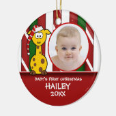 Baby's eerste kerstfeest Baby Ornament Giraffe (Links)
