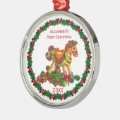 Baby's Eerste Kerstfeest Heirloom Ornament (Links)