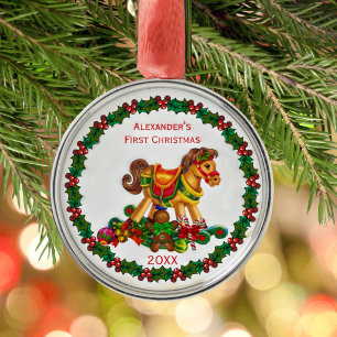 Baby's Eerste Kerstfeest Heirloom Ornament
