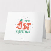 Baby's eerste kerstfeest kaart (Achterkant)