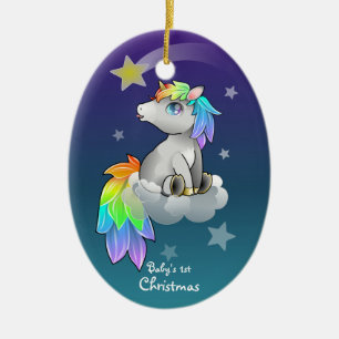 Baby's eerste kerstfeest Keepomwille Keramisch Ornament