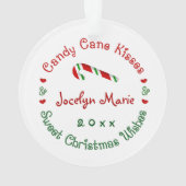 Baby's eerste kerstfoto cadeau ornament (achterkant)