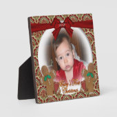 Baby's eerste kerstfoto foto's fotoplaat (Voorkant)