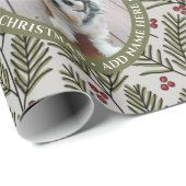 Baby's eerste kerstfoto - Whimsical Branches Cadeaupapier (Rol Hoek)