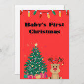 Baby's eerste kerstkaart (Voorkant / Achterkant)