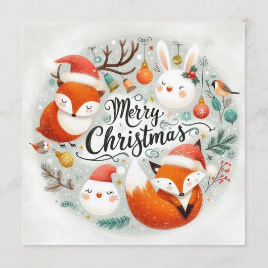 Baby's eerste kerstkaart programma (Voorkant)