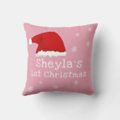 Baby's eerste kerstkerstkerstkerstkerstkerstkerstk kussen (Achterkant)