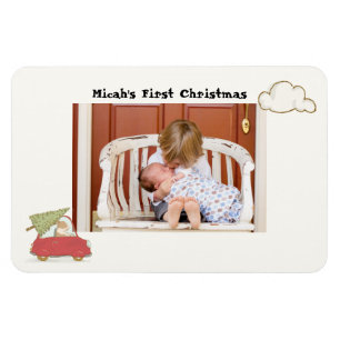 Baby's eerste kerstkoelkast Magnetauto Magneet