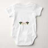 Baby's eerste  Kerstman Romper (Achterkant)