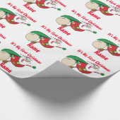 Babys Eerste Kerstmis genaamd Giftwrap SuperSanta Cadeaupapier (Hoek)