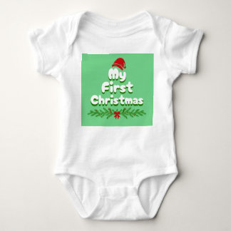 Baby's eerste kerstmis romper