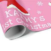 Baby's eerste kerstroze kerstkerstkerstkerstman me cadeaupapier (Rol Hoek)