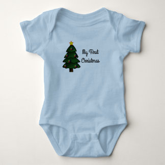 Baby's eerste kersttrui romper