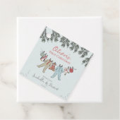 Baby's Eerste Kerstvakantie Seizoen Gift Labels (In situ)