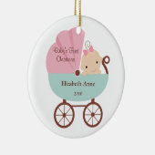 Baby's eerste kerstversiering keramisch ornament (Rechts)