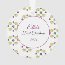 Baby's eerste kerstversiering