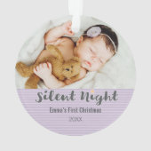 Baby's eerste kerstversiering ornament (achterkant)
