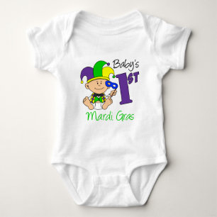 Baby's eerste mardi Gras Romper
