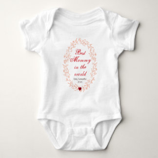 Baby's eerste moederdag outfit romper