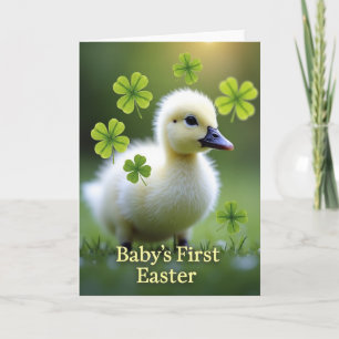 Baby's Eerste Pasen Scènekaart Kaart