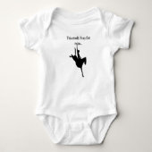 Baby's eerste rodeo romper (Voorkant)