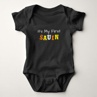 Baby's eerste Sauin, Samhain Alternate Spelling Romper