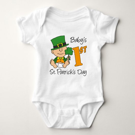Baby's eerste St. Patricks Day Romper (Voorkant)