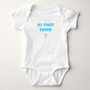 Baby's eerste tand romper